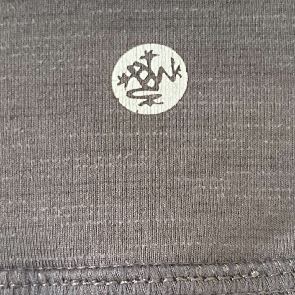 Manduka Yoga Flux Tie Leg Gray Leggings Sz XS - Picture 2 of 7
